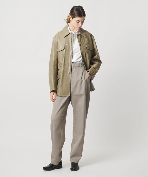 LOEFF（ロエフ）の「＜LOEFF＞ラムレザー フィールド ジャケット