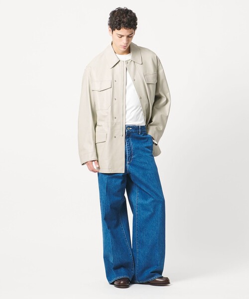LOEFF＞ラムレザー フィールド ジャケット UNISEX（その他アウター