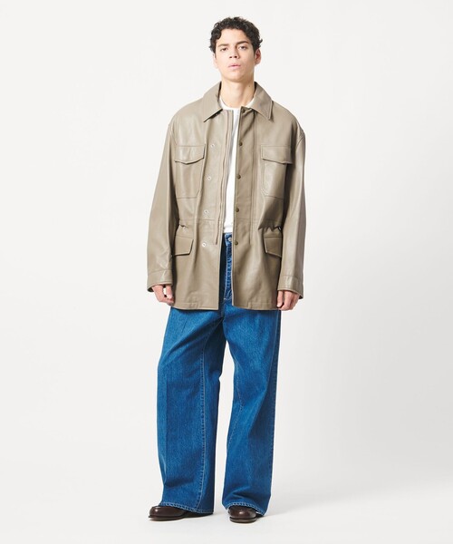 LOEFF＞ラムレザー フィールド ジャケット UNISEX（その他アウター