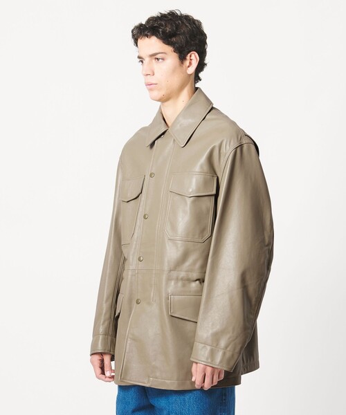 LOEFF＞ラムレザー フィールド ジャケット UNISEX（その他アウター