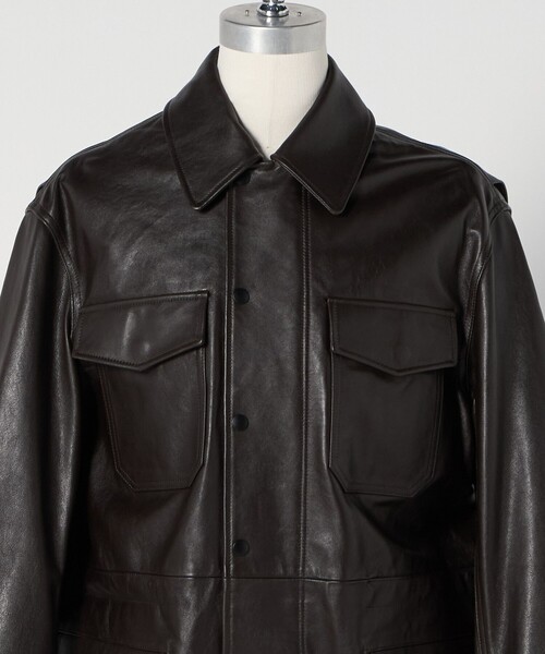 LOEFF＞ラムレザー フィールド ジャケット UNISEX（その他アウター