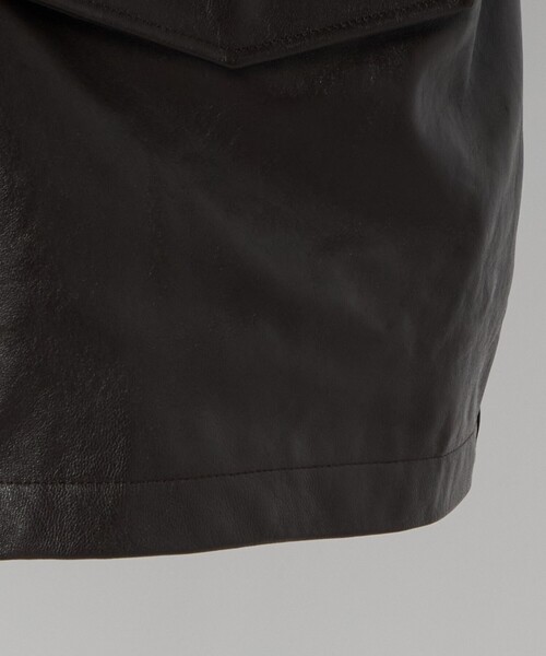 LOEFF（ロエフ）の「＜LOEFF＞ラムレザー フィールド ジャケット UNISEX（その他アウター・レディース・ダークブラウン/ブラック/ライトグレー/オリーブ・0/00/1/2）」の17枚目の写真