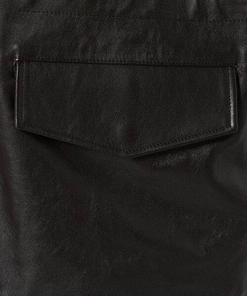 LOEFF（ロエフ）の「＜LOEFF＞ラムレザー フィールド ジャケット UNISEX（その他アウター・レディース・ダークブラウン/ブラック/ライトグレー/オリーブ・0/00/1/2）」の19枚目の写真