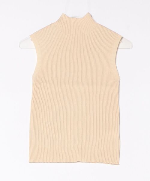 VIBGYOR（ヴィブジョー）の「urbanfemine./ノースリーブニット U7037（ニット/セーター・レディース・ブラック/イエロー/ホワイト/グリーン/グレー/ベージュ・FREE）」の4枚目の写真