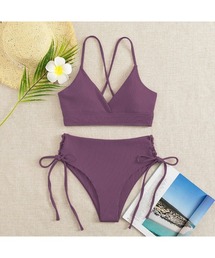 水着 パープル SWIMHXBY] 競泳水着 レディース ガールズ 280 ハイレグモデル