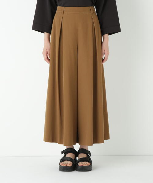 human woman（ヒューマンウーマン）の「◆コットンガスボイルバラシャタックスカーチョ（その他パンツ・レディース・ネイビー/ベージュ系その他・SMALL/MEDIUM）」の10枚目の写真