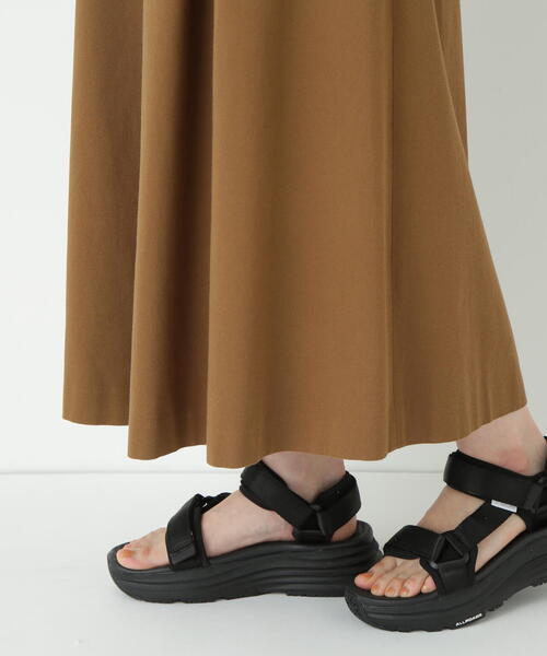 human woman（ヒューマンウーマン）の「◆コットンガスボイルバラシャタックスカーチョ（その他パンツ・レディース・ネイビー/ベージュ系その他・SMALL/MEDIUM）」の7枚目の写真