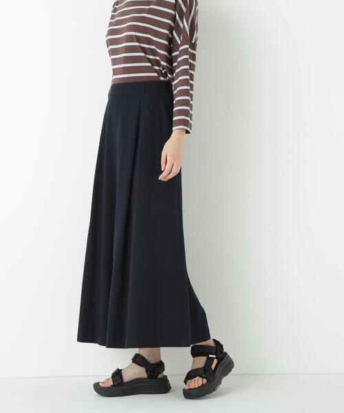 human woman（ヒューマンウーマン）の「◆コットンガスボイルバラシャタックスカーチョ（その他パンツ・レディース・ネイビー/ベージュ系その他・SMALL/MEDIUM）」の19枚目の写真