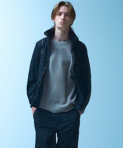 5351 POUR LES HOMMES（ゴーサンゴーイチプールオム）の「【セットアップ対応 / 軽量】パラシュート ジップフーディー / ブルゾン（ブルゾン・メンズ・グレー/ブラック・44/46/48/50）」の2枚目の写真