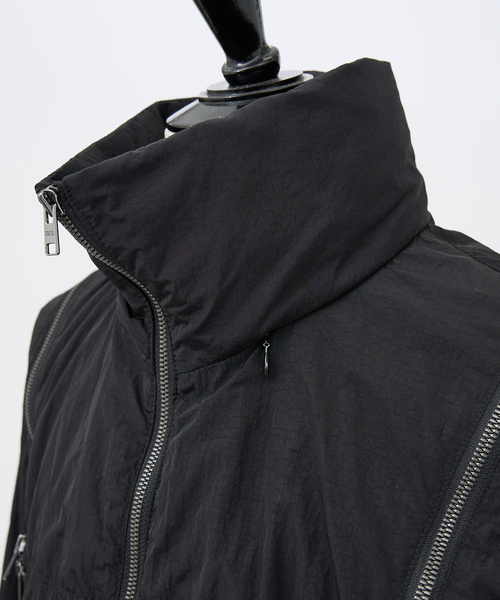 5351 POUR LES HOMMES（ゴーサンゴーイチプールオム）の「【セットアップ対応 / 軽量】パラシュート ジップフーディー / ブルゾン（ブルゾン・メンズ・グレー/ブラック・44/46/48/50）」の18枚目の写真