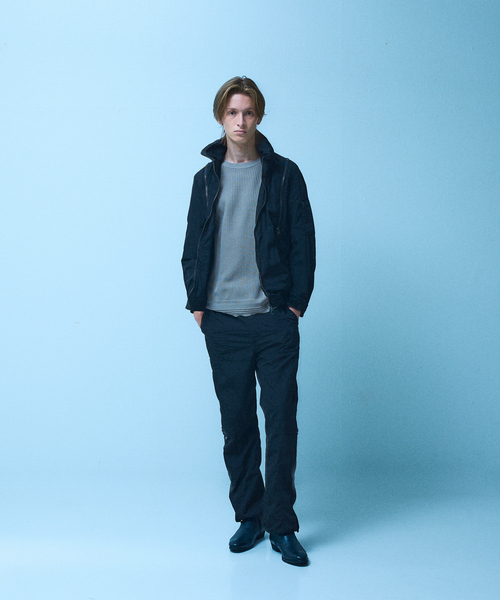 5351 POUR LES HOMMES（ゴーサンゴーイチプールオム）の「【セットアップ対応 / 軽量】パラシュート ジップフーディー / ブルゾン（ブルゾン・メンズ・グレー/ブラック・44/46/48/50）」の12枚目の写真