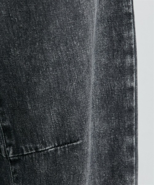 nissen（ニッセン）の「きれいめカーブデニムパンツ（デニムパンツ・レディース・ケミカルウォッシュ/ブラック/インディゴブルー・M/L）」の13枚目の写真