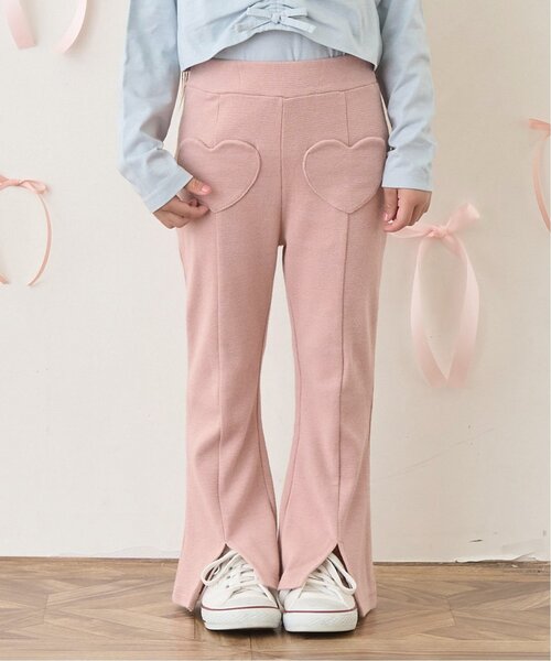 セール】【ともパン】ハートポケット裾スリットフレアパンツ（その他