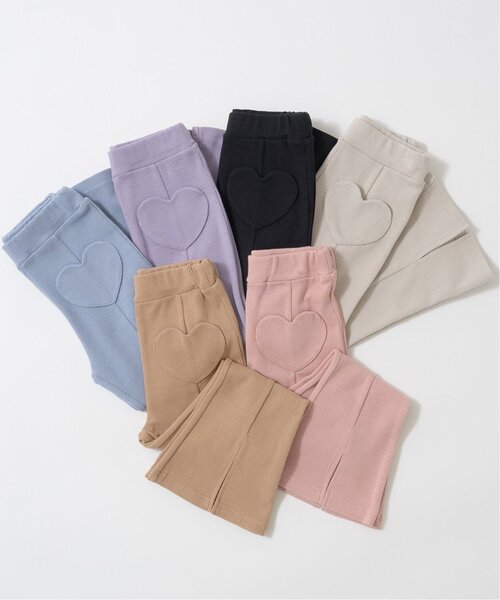 Lycee mine(リセマイン)の「【ともパン】ハートポケット裾スリットフレアパンツ(その他パンツ・キッズ・ブルーグレー/ピンク/Moca/ライトグレー/ブラック/ライラック・120cm/110cm/100cm/130cm/140cm)」の20枚目の写真
