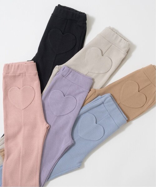 Lycee mine(リセマイン)の「【ともパン】ハートポケット裾スリットフレアパンツ(その他パンツ・キッズ・ブルーグレー/ピンク/Moca/ライトグレー/ブラック/ライラック・120cm/110cm/100cm/130cm/140cm)」の21枚目の写真