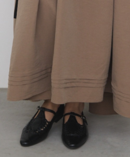 Libra Cue(リブラ キュー)の「Tストラップレースアップシューズ(パンプス・レディース・ブラック・LARGE/MEDIUM/SMALL)」の6枚目の写真