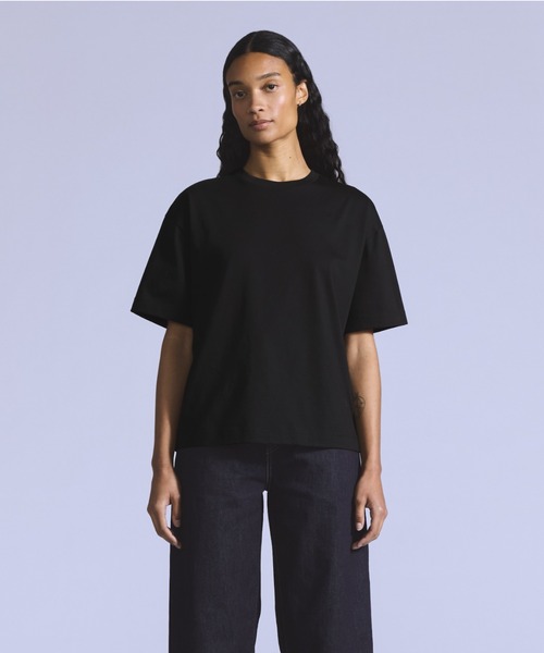 Levi's(リーバイス)の「Levi's/リーバイス BLUETAB(TM) Daily Tシャツ(Tシャツ/カットソー・レディース・ブラック・XS/S/M)」の1枚目の写真