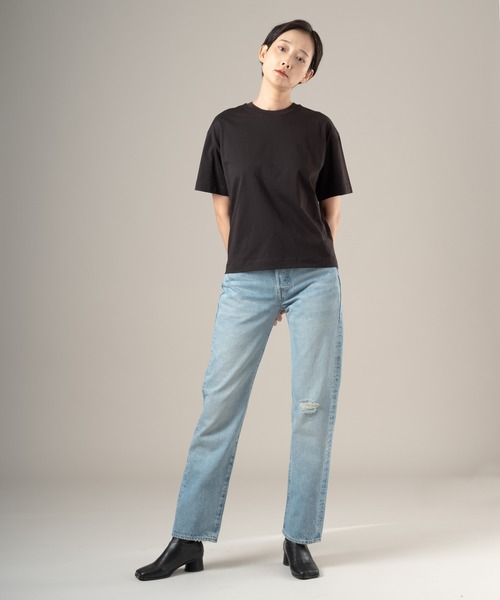 Levi's（リーバイス）の「Levi's/リーバイス BLUETAB(TM) Daily Tシャツ（Tシャツ/カットソー・レディース・ブラック・XS/S/M）」の14枚目の写真