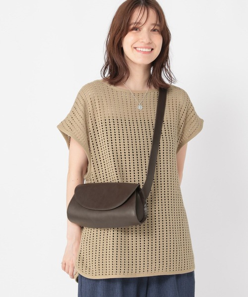 studio CLIP(スタディオクリップ)の「メッシュフレンチスリーブプルオーバー(Tシャツ/カットソー・レディース・ブラック/ベージュ/オフホワイト・FREE)」の3枚目の写真