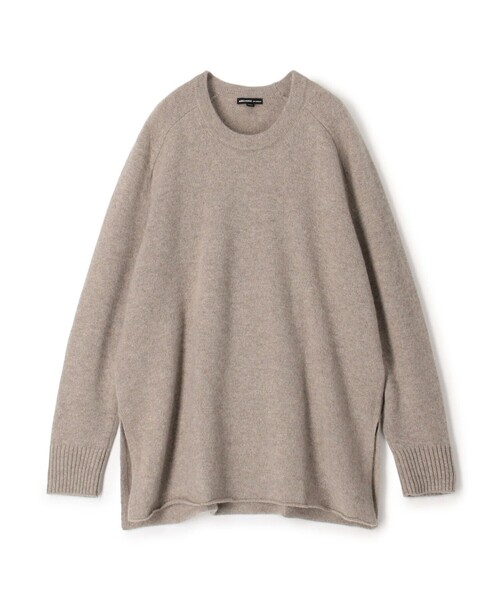 JAMES PERSE（ジェームスパース）の「リサイクルカシミヤ サイドスリットプルオーバー WRBC3051（ニット/セーター・レディース・ブラック/グレー/ベージュ系その他・1/2/0）」の3枚目の写真