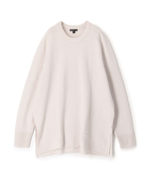 JAMES PERSE（ジェームスパース）の「リサイクルカシミヤ サイドスリットプルオーバー WRBC3051（ニット/セーター・レディース・ブラック/グレー/ベージュ系その他・1/2/0）」の2枚目の写真