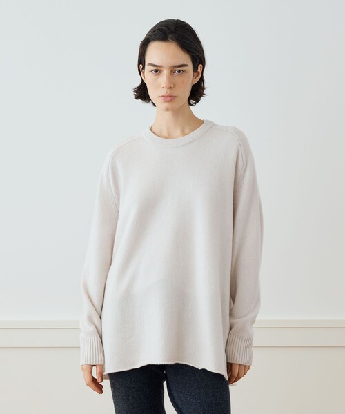 JAMES PERSE（ジェームスパース）の「リサイクルカシミヤ サイドスリットプルオーバー WRBC3051（ニット/セーター・レディース・ブラック/グレー/ベージュ系その他・1/2/0）」の12枚目の写真