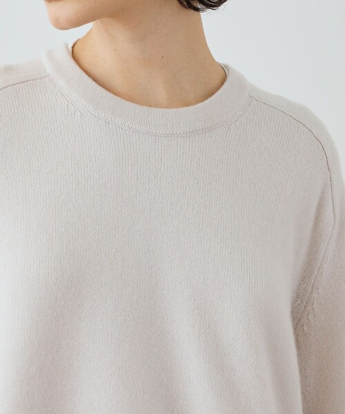 JAMES PERSE（ジェームスパース）の「リサイクルカシミヤ サイドスリットプルオーバー WRBC3051（ニット/セーター・レディース・ブラック/グレー/ベージュ系その他・1/2/0）」の9枚目の写真