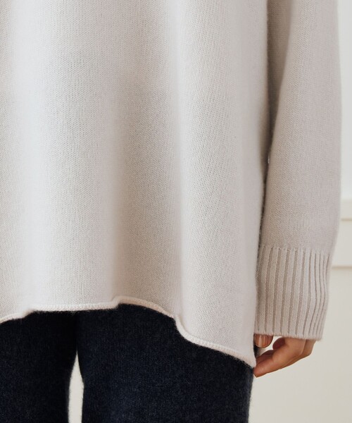 JAMES PERSE（ジェームスパース）の「リサイクルカシミヤ サイドスリットプルオーバー WRBC3051（ニット/セーター・レディース・ブラック/グレー/ベージュ系その他・1/2/0）」の7枚目の写真