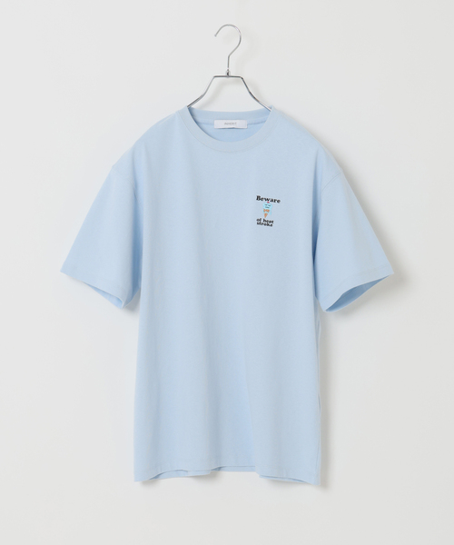 B.C STOCK(ベーセーストック)の「HETAUMA アイスクリーム 半袖Tシャツ(Tシャツ/カットソー・メンズ・グリーン/アイボリー/ブルー系その他・MEDIUM/LARGE)」の3枚目の写真