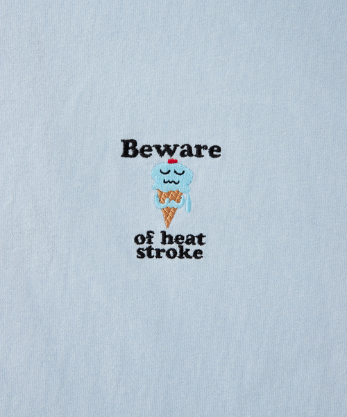 B.C STOCK(ベーセーストック)の「HETAUMA アイスクリーム 半袖Tシャツ(Tシャツ/カットソー・メンズ・グリーン/アイボリー/ブルー系その他・MEDIUM/LARGE)」の9枚目の写真