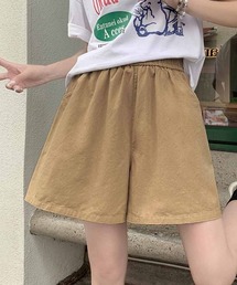 shoppinggo（ショッピングゴー）の「ショートパンツ レディース ハーフパンツ ガウチョパンツ ボトムス ゆったり リラックス 五分丈（その他パンツ）」