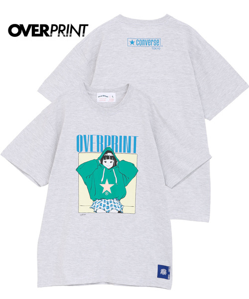 セール】【over print】HOODIE GIRL TEE (古塔つみ)（Tシャツ
