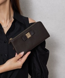 dazzlin（ダズリン）の「【dazzlin/ダズリン】バレッタリボン　L字ファスナー長財布（財布）」