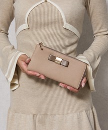 dazzlin（ダズリン）の「【dazzlin/ダズリン】バレッタリボン　L字ファスナー長財布（財布）」
