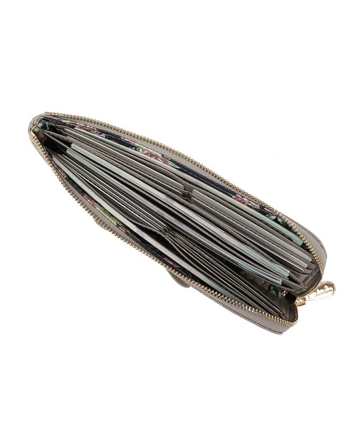 dazzlin(ダズリン)の「【dazzlin/ダズリン】バレッタリボン L字ファスナー長財布(財布・レディース・グレー/ブラック/ダークブラウン/ベージュ/ミント・FREE)」の10枚目の写真