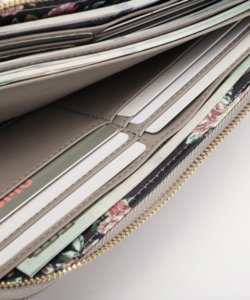 dazzlin(ダズリン)の「【dazzlin/ダズリン】バレッタリボン L字ファスナー長財布(財布・レディース・グレー/ブラック/ダークブラウン/ベージュ/ミント・FREE)」の13枚目の写真