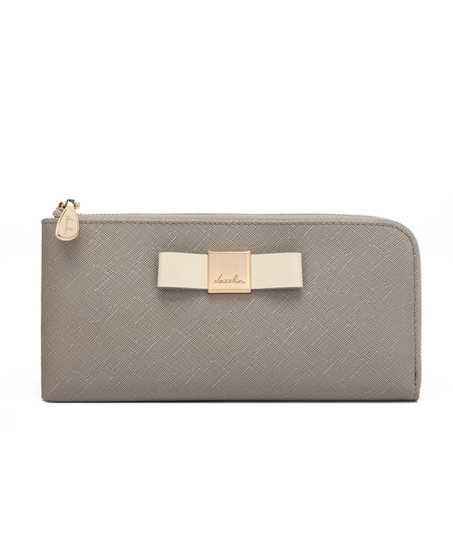 dazzlin(ダズリン)の「【dazzlin/ダズリン】バレッタリボン L字ファスナー長財布(財布・レディース・グレー/ブラック/ダークブラウン/ベージュ/ミント・FREE)」の20枚目の写真