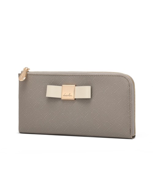 dazzlin(ダズリン)の「【dazzlin/ダズリン】バレッタリボン L字ファスナー長財布(財布・レディース・グレー/ブラック/ダークブラウン/ベージュ/ミント・FREE)」の22枚目の写真