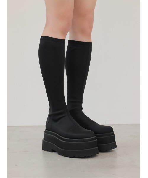 ウルトラストレッチフラットブーツ（ブーツ）｜Darich