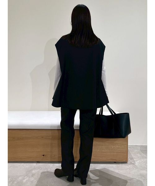 Mila Owen（ミラオーウェン）の「【セットアイテム】フレアベストタートルニットパンツSET UP（その他パンツ・レディース・ブラック/マルチ/ベージュ・0/1）」の20枚目の写真