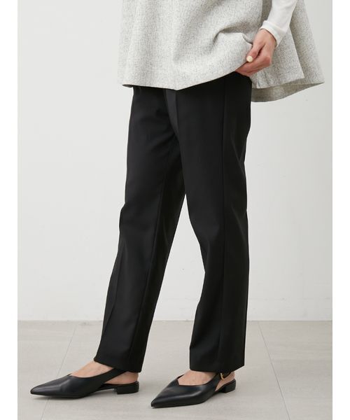 Mila Owen（ミラオーウェン）の「【セットアイテム】フレアベストタートルニットパンツSET UP（その他パンツ・レディース・ブラック/マルチ/ベージュ・0/1）」の7枚目の写真