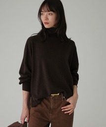 BABYLONE | ハイネックポンチョニット(ニット/セーター)