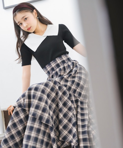 WILLSELECTION ウィルセレクション の アシメフリルレイヤードスカート スカート