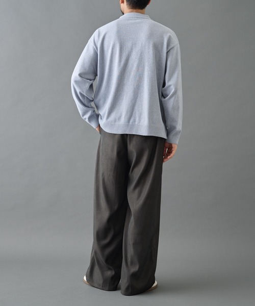 COLONY 2139(コロニートゥーワンスリーナイン)の「ウォッシャブルニットポロカーディガン(カーディガン/ボレロ・メンズ・ブラック/グレー/ブルー・MEDIUM/LARGE)」の14枚目の写真