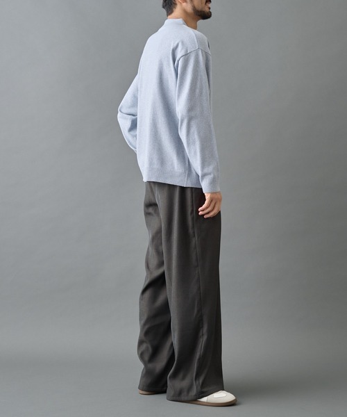 COLONY 2139(コロニートゥーワンスリーナイン)の「ウォッシャブルニットポロカーディガン(カーディガン/ボレロ・メンズ・ブラック/グレー/ブルー・MEDIUM/LARGE)」の15枚目の写真