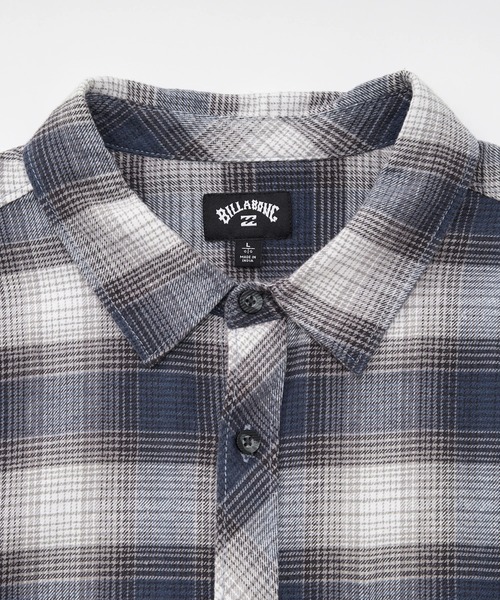 BILLABONG(ビラボン)の「BILLABONG メンズ 24A053506-COASTLINE FLANNEL 長袖シャツ 【2025年秋冬モデル】/ビラボン胸ポケットロゴワンポイントネルシャツ(シャツ/ブラウス・メンズ・オリーブ/ブルー/グリーン系その他・MEDIUM/LARGE/X-LARGE)」の10枚目の写真