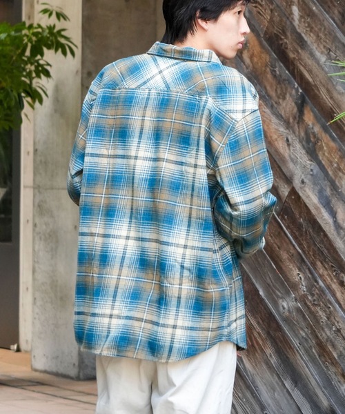 BILLABONG(ビラボン)の「BILLABONG メンズ 24A053506-COASTLINE FLANNEL 長袖シャツ 【2025年秋冬モデル】/ビラボン胸ポケットロゴワンポイントネルシャツ(シャツ/ブラウス・メンズ・オリーブ/ブルー/グリーン系その他・MEDIUM/LARGE/X-LARGE)」の19枚目の写真