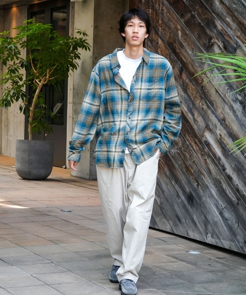 BILLABONG(ビラボン)の「BILLABONG メンズ 24A053506-COASTLINE FLANNEL 長袖シャツ 【2025年秋冬モデル】/ビラボン胸ポケットロゴワンポイントネルシャツ(シャツ/ブラウス・メンズ・オリーブ/ブルー/グリーン系その他・MEDIUM/LARGE/X-LARGE)」の15枚目の写真