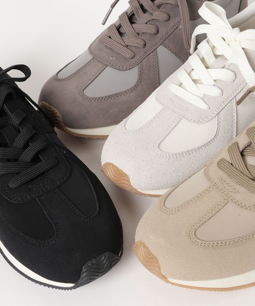 GLOBAL WORK（グローバルワーク）の「エアかるクラシックスニーカー/577724（スニーカー・レディース・ベージュ/アイボリー/ブラック/グレー/グレー系その他/ネイビー・M(23.5cm)/L(24.5cm)）」の22枚目の写真