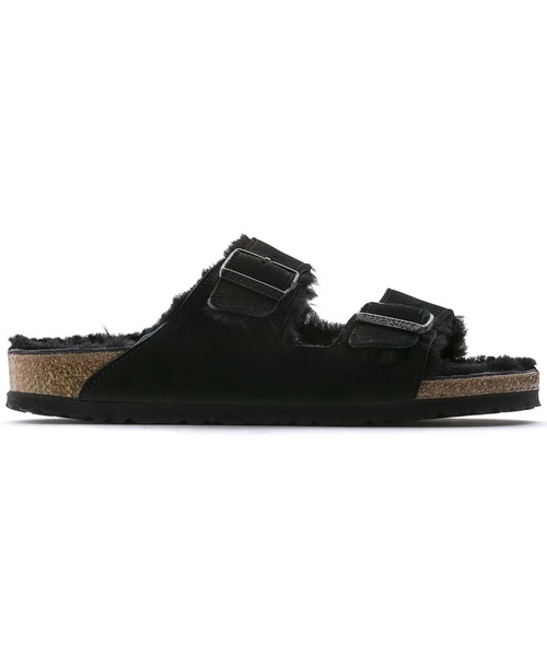 BIRKENSTOCK(ビルケンシュトック)の「【公式】ビルケンシュトック Arizona Shearling/アリゾナ シアリング スエードレザー(サンダル・メンズ・ブラック・23cm【ナロー幅】/22.5cm【ナロー幅】/25cm【ナロー幅】/24.5cm【ナロー幅】)」の3枚目の写真